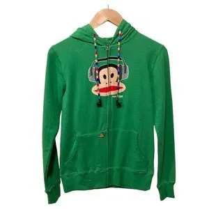 Paul Frank Tops Paul Frank Monkey Vintage Hoodie With Builtin